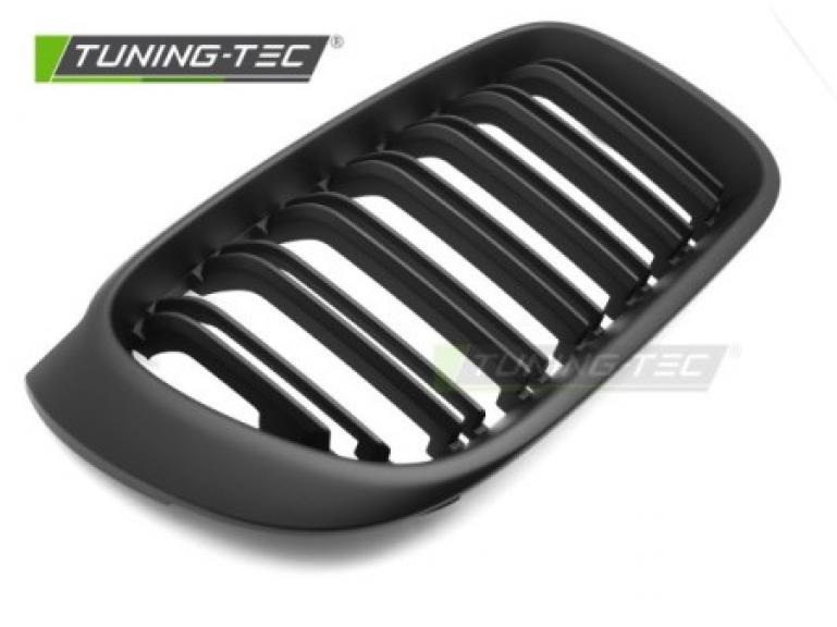 Preview: Upgrade Doppelsteg Design Sportgrill / Frontgrill Nieren für BMW X3 F25 /X4 F26 14-18 Matt schwarz