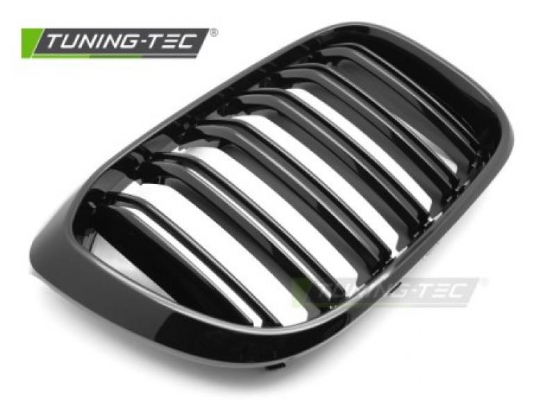 Preview: Upgrade Doppelsteg Design Sportgrill / Frontgrill Nieren für BMW X3 G01 /X4 G02 17-21 Hochglanz schwarz