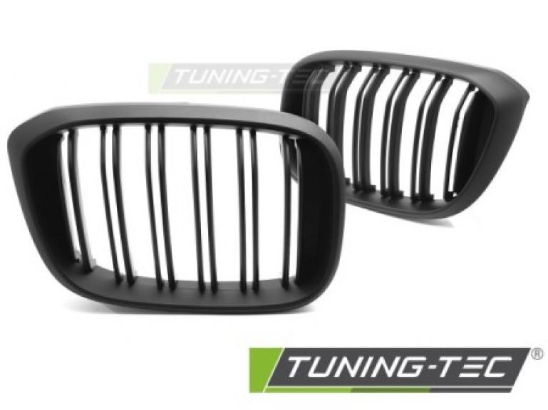 Upgrade Doppelsteg Design Sportgrill / Frontgrill Nieren für BMW X3 G01 / X4 G02 17-21 Matt schwarz