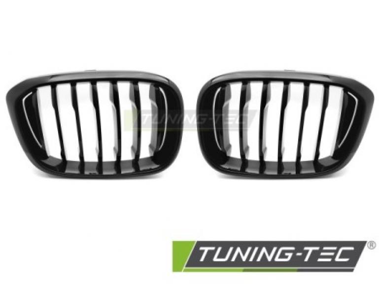 Preview: Upgrade Design Sportgrill / Frontgrill Nieren für BMW X3 G01 / X4 G02 17-21 Hochglanz schwarz