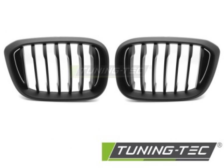 Preview: Upgrade Design Sportgrill / Frontgrill Nieren für BMW X3 G01 / X4 G02 17-21 Matt schwarz