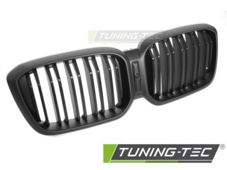 Upgrade Doppelsteg Design Sportgrill / Frontgrill Nieren für BMW X3 G01 / X4 G02 LCI 21-25 Matt schwarz