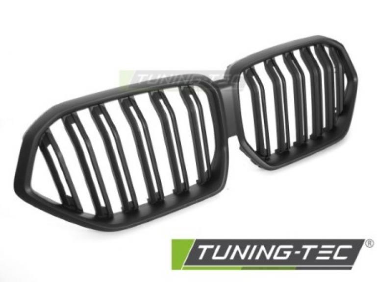 Upgrade Doppelsteg Design Sportgrill passend für BMW X6 G06 19-23 Matt schwarz