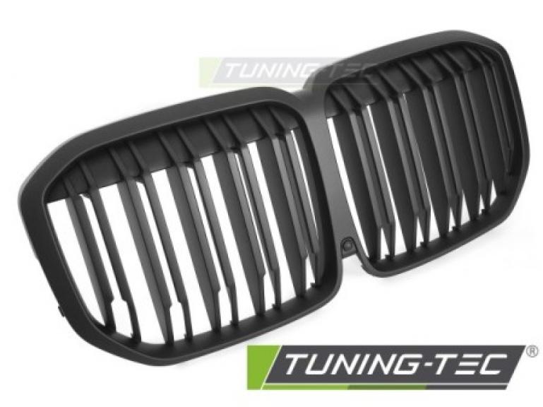 Upgrade Doppelsteg Design Sportgrill passend für BMW X7 G07 18-22 Matt schwarz