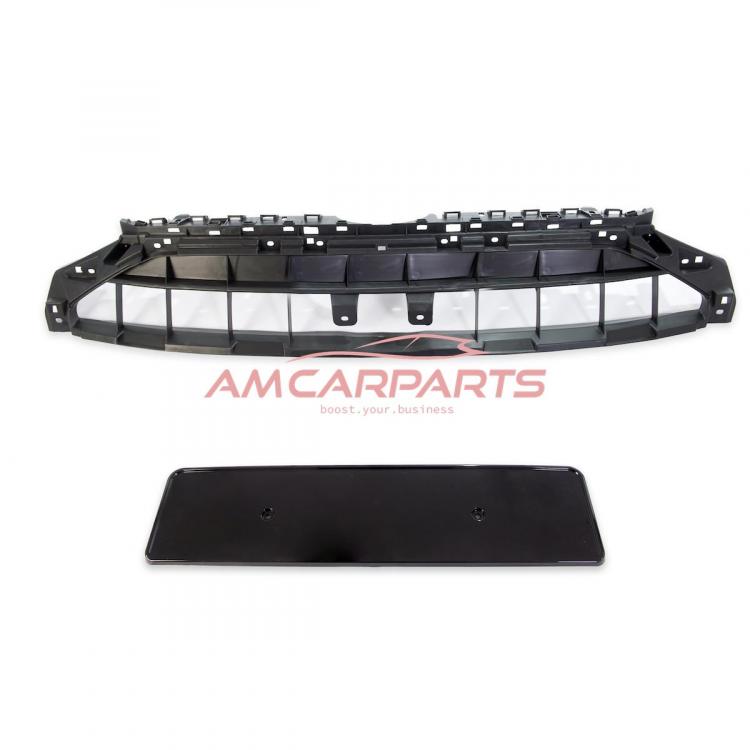 Upgrade Sportgrill / Kühlergrill für Audi A4 B9 8W Facelift 20-24 Hochglanz Schwarz / Matt Silber in Wabendesign