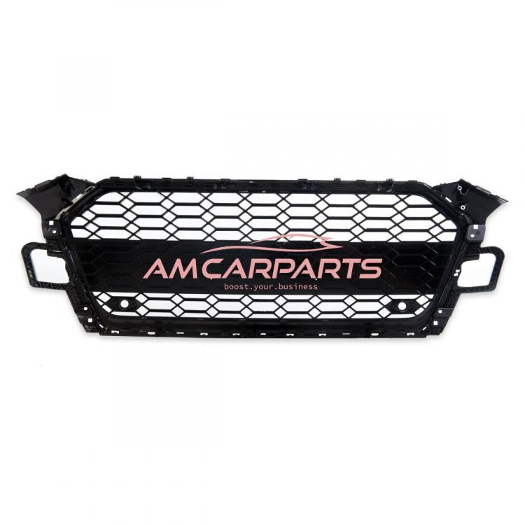 Upgrade Sportgrill / Kühlergrill für Audi A5 F5 Facelift 20-24 Hochglanz Schwarz in Wabendesign