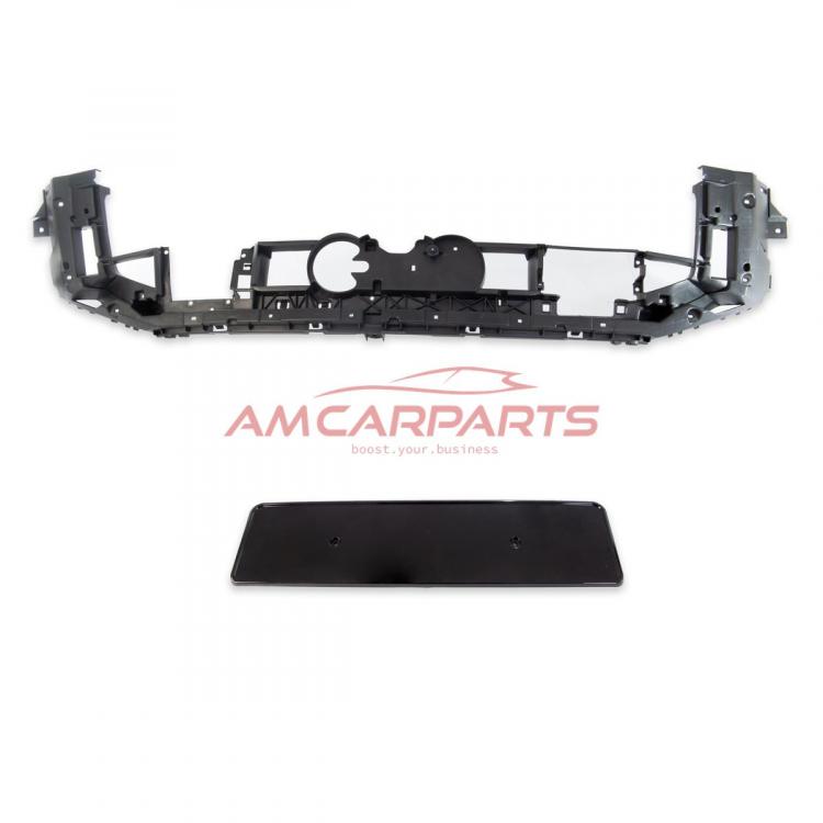 Upgrade Sportgrill / Kühlergrill für Audi Q8 4M 19+ Hochglanz Schwarz / Matt Silber in Wabendesign