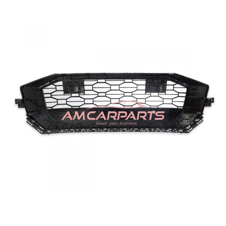 Upgrade Sportgrill / Kühlergrill für Audi Q8 4M 19+ Hochglanz Schwarz in Wabendesign
