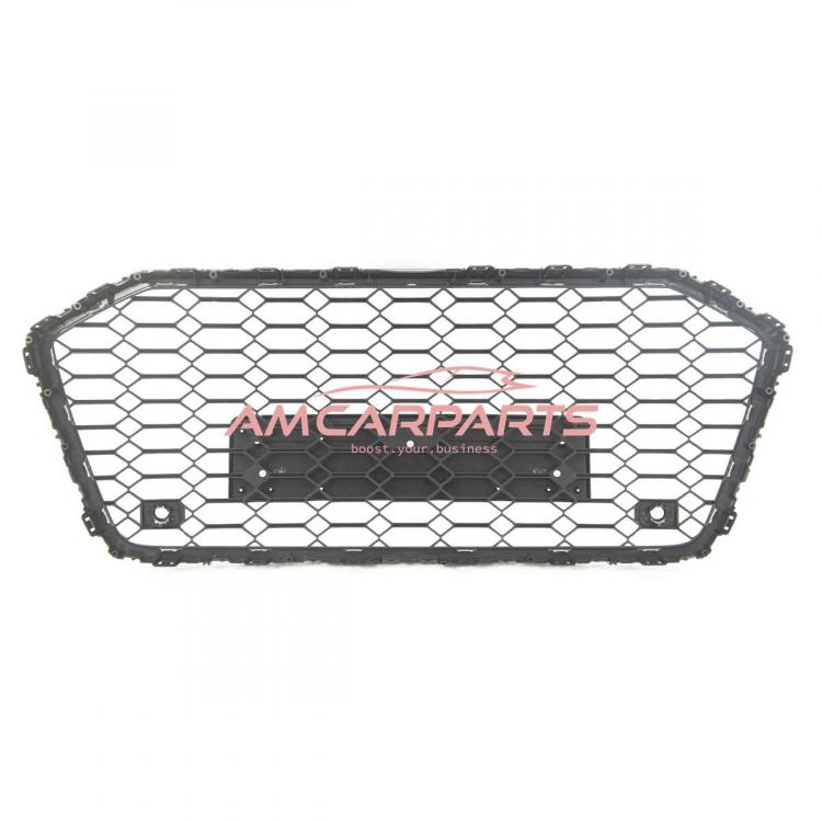 Upgrade Sportgrill / Kühlergrill für Audi A6 C8 4A 18-24 Hochglanz Schwarz in Wabendesign
