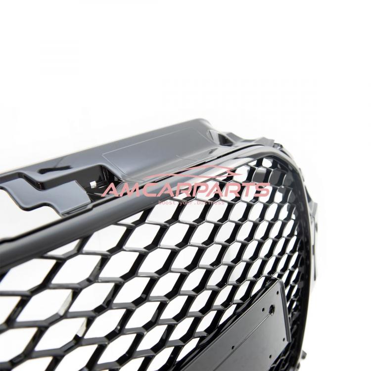 Upgrade Sportgrill / Kühlergrill für Audi A3 8V Vor-Facelift 13-15 Hochglanz Schwarz in Wabendesign
