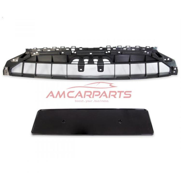 Upgrade Sportgrill / Kühlergrill für Audi A4 B9 8W Facelift 19-23 Hochglanz Schwarz / Hochglanz Silber in Wabendesign