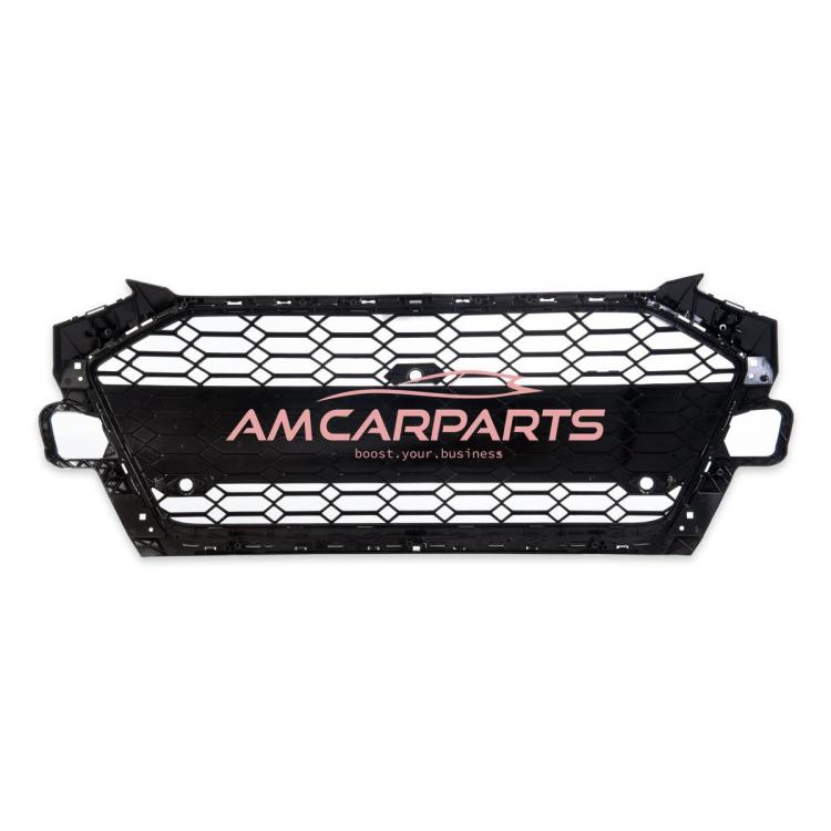 Upgrade Sportgrill / Kühlergrill für Audi A4 B9 8W Facelift 19-23 Hochglanz Schwarz in Wabendesign