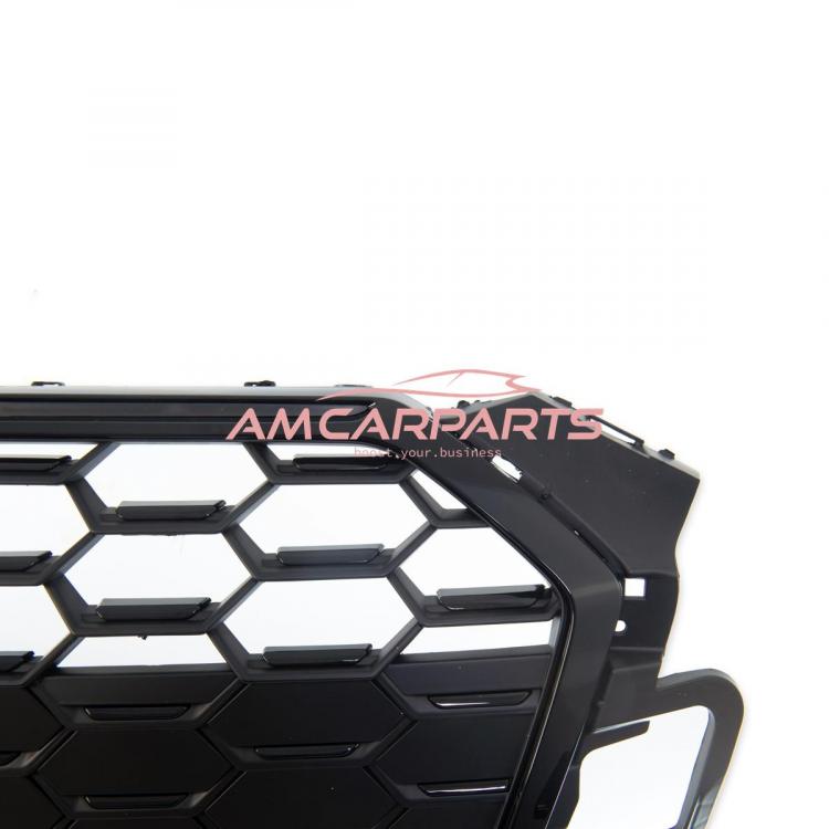 Preview: Upgrade Sportgrill / Kühlergrill für Audi A5 F5 Facelift 19-23 Matt Schwarz in Wabendesign