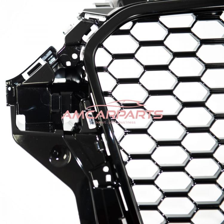 Upgrade Sportgrill / Kühlergrill für Audi A3 8V Vor-Facelift 12-16 Hochglanz Schwarz in Wabendesign