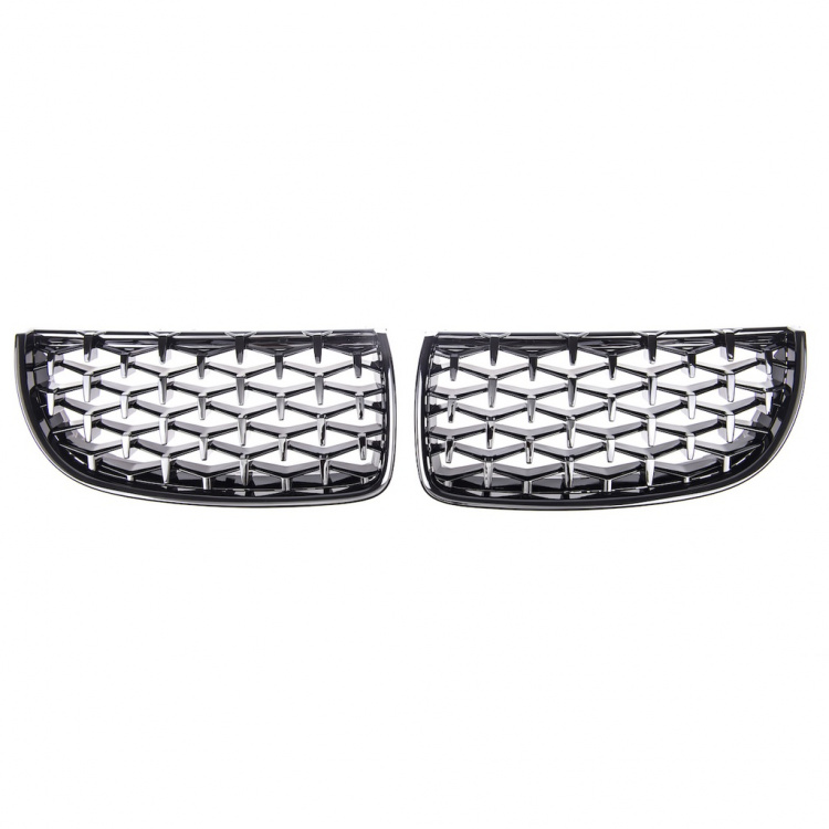 Upgrade "Teardrop" Design Sportgrill Frontnieren für BMW 3er E90/91 05-08 Hochglanz schwarz