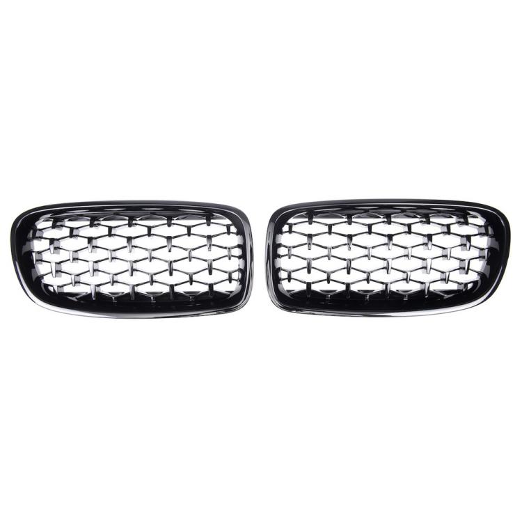 Upgrade "Teardrop" Design Sportgrill Frontnieren für BMW 3er F30 / F31 05-08 Hochglanz schwarz