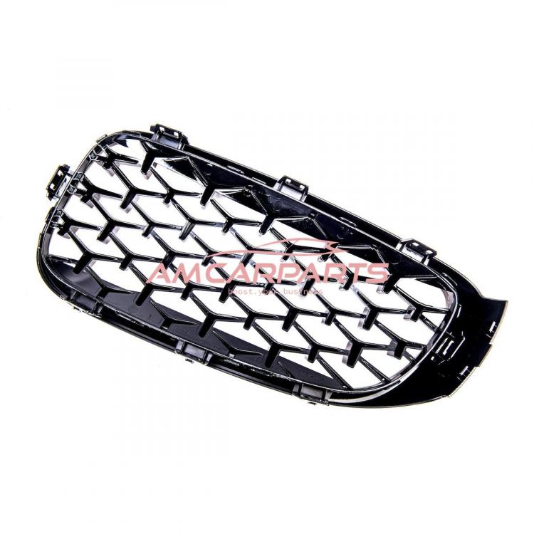 Upgrade "Teardrop" Design Kühlergrill / Sportgrill passend für BMW 3er F34 13-20 Hochglanz schwarz / chrom