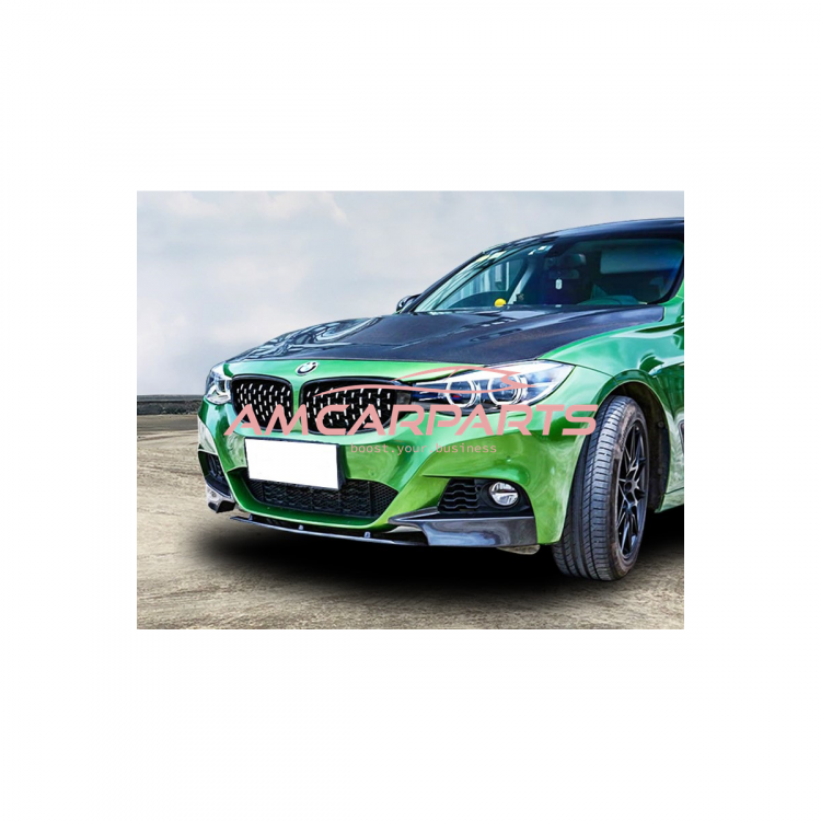Upgrade "Teardrop" Design Kühlergrill / Sportgrill passend für BMW 3er F34 13-20 Hochglanz schwarz / chrom