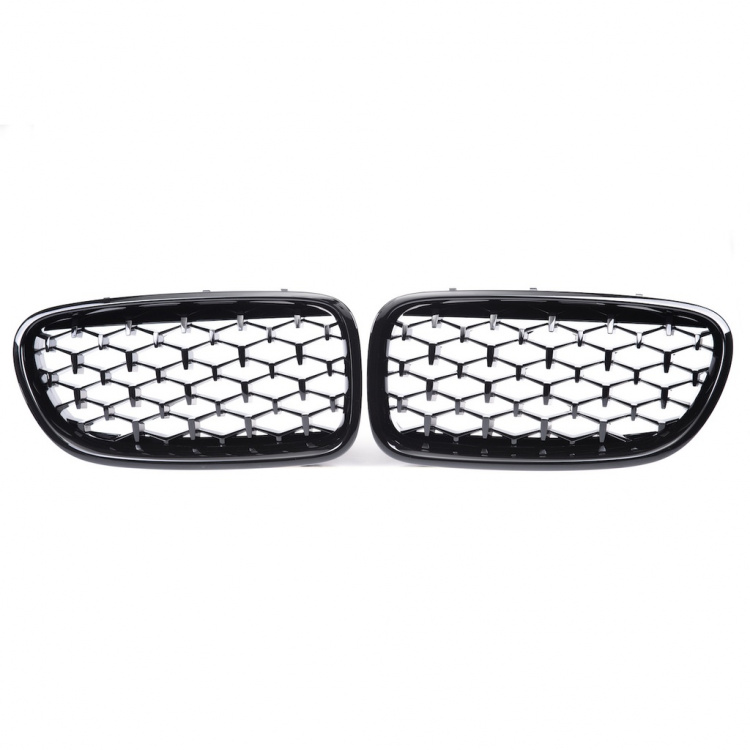 Upgrade "Teardrop" Design Sportgrill Frontnieren für BMW 5er F10 / F11 10-18 Hochglanz schwarz