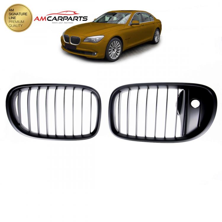 Upgrade Design Kühlergrill / Sportgrill passend für BMW 7er F01 / F02 / F03 / F04 08-15 Matt schwarz