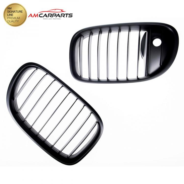 Preview: Upgrade Design Kühlergrill / Sportgrill passend für BMW 7er F01 / F02 / F03 / F04 08-15 Matt schwarz