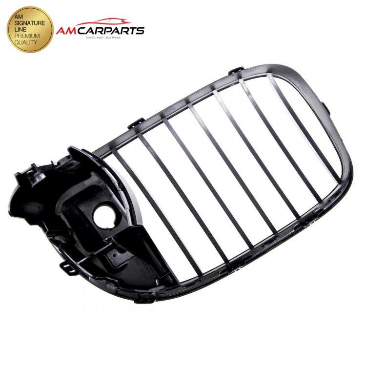 Upgrade Design Kühlergrill / Sportgrill passend für BMW 7er F01 / F02 / F03 / F04 08-15 Matt schwarz