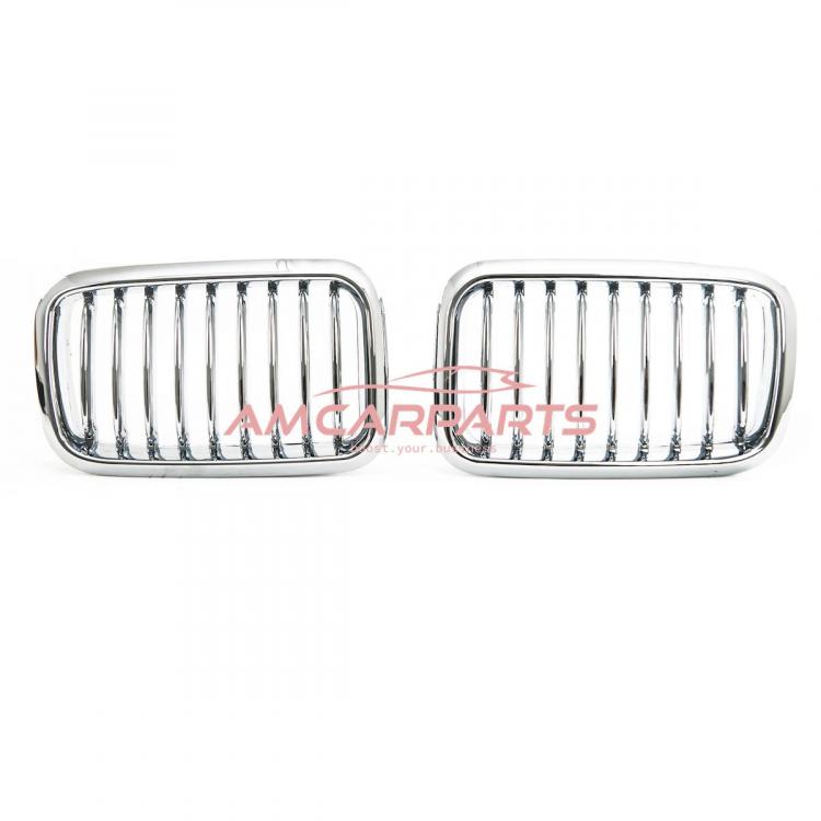 Upgrade Design Kühlergrill / Sportgrill passend für BMW 3er E36 Vor-Facelift 91-96 chrom
