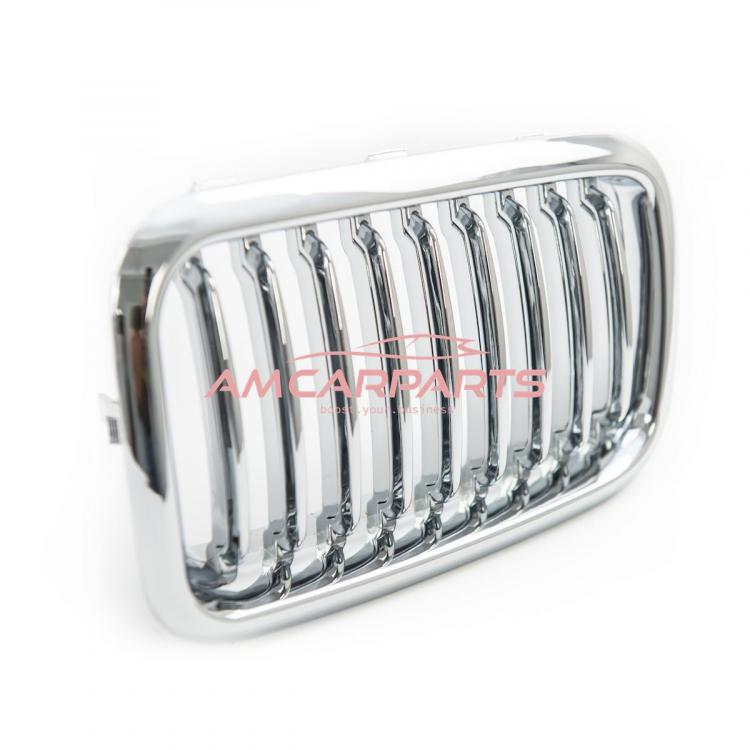 Upgrade Design Kühlergrill / Sportgrill passend für BMW 3er E36 Vor-Facelift 91-96 chrom
