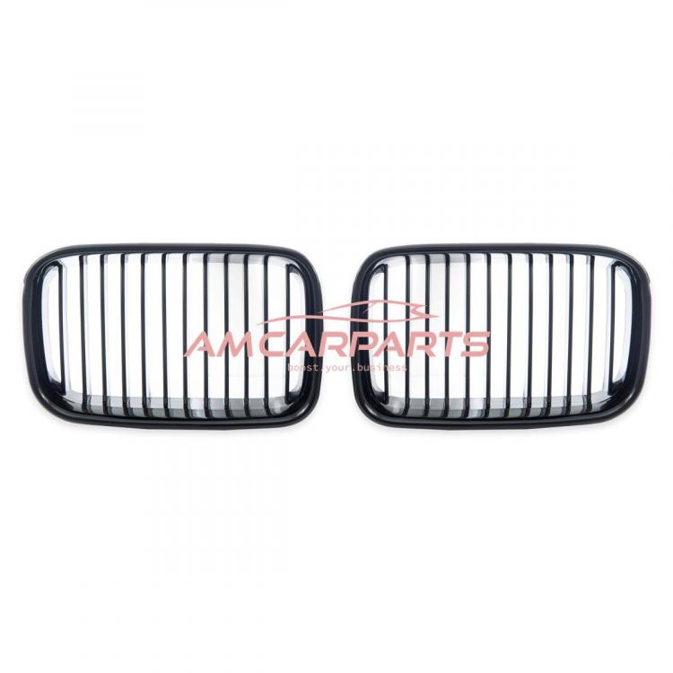 Upgrade Design Kühlergrill / Sportgrill passend für BMW 3er E36 91-96 Hochglanz schwarz