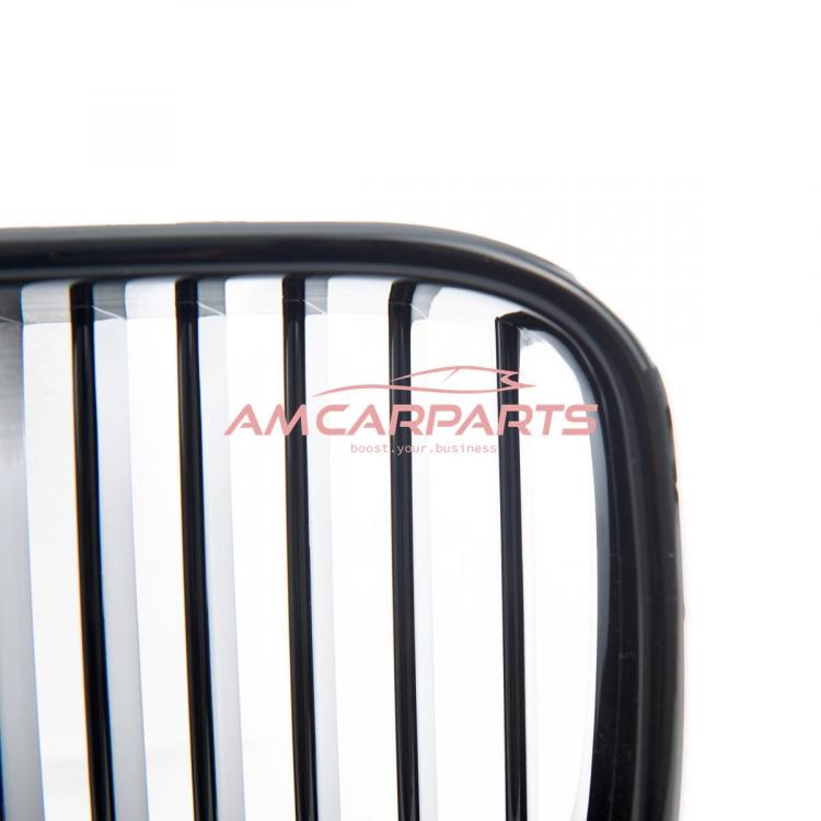 Upgrade Design Kühlergrill / Sportgrill passend für BMW 3er E36 91-96 Hochglanz schwarz