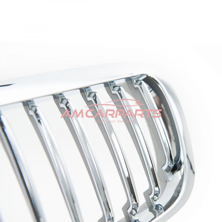 Upgrade Design Kühlergrill / Sportgrill passend für BMW 3er E46 Vor-Facelift Limousine/Touring/Compact 98-01 chrom