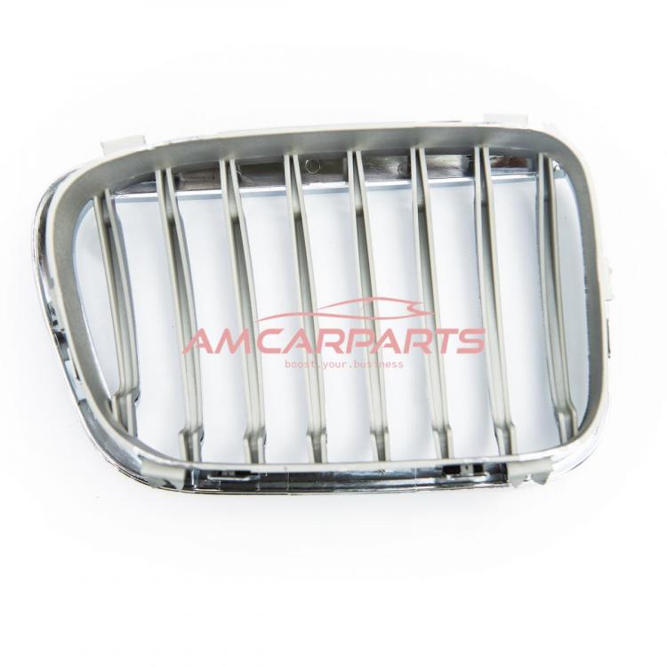 Upgrade Design Kühlergrill / Sportgrill passend für BMW 3er E46 Vor-Facelift Limousine/Touring/Compact 98-01 chrom