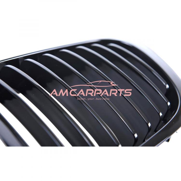 Preview: Upgrade Design Kühlergrill / Sportgrill passend für BMW 3er E46 99-03 Hochglanz schwarz