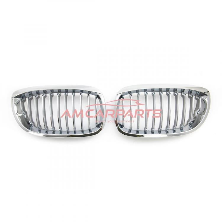 Upgrade Design Kühlergrill / Sportgrill passend für BMW 3er E46 Facelift Coupe/Cabrio 03-06 chrom