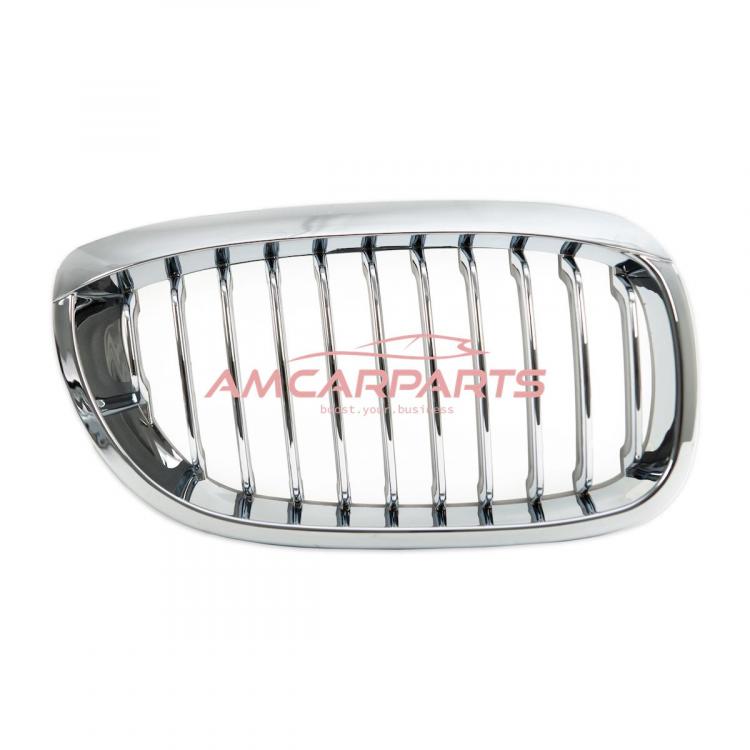 Upgrade Design Kühlergrill / Sportgrill passend für BMW 3er E46 Facelift Coupe/Cabrio 03-06 chrom