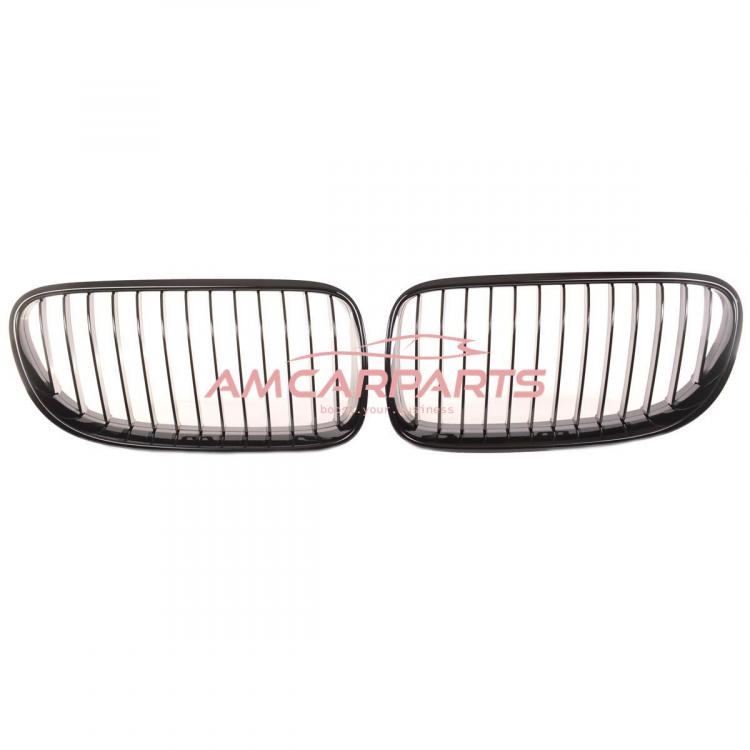 Preview: Upgrade Design Kühlergrill / Sportgrill passend für BMW 3er E92 / E93 Facelift 10-13 Hochglanz schwarz