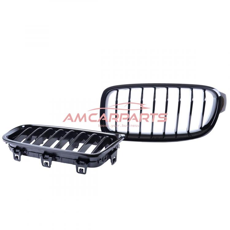 Preview: Upgrade Design Kühlergrill / Sportgrill passend für BMW 3er F30 / F31 11-18 Hochglanz schwarz
