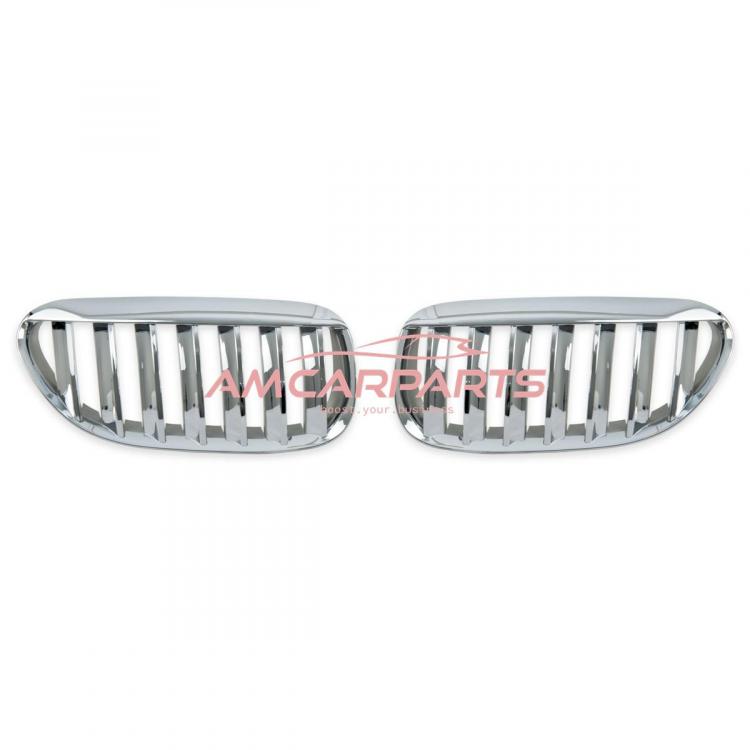 Upgrade Design Kühlergrill / Sportgrill passend für BMW 6er E63 / E64 03-10 chrom