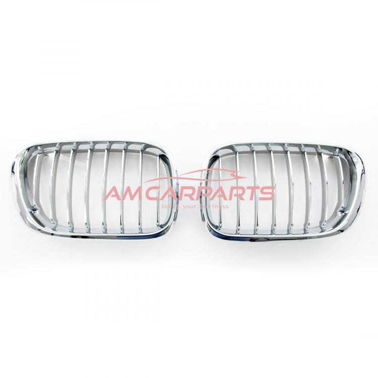 Upgrade Design Kühlergrill / Sportgrill passend für BMW X5 E53 Vor-Facelift 99-03 chrom
