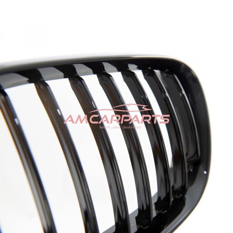 Preview: Upgrade Design Kühlergrill / Sportgrill passend für BMW X5 E53 Vor-Facelift 99-03 Hochglanz schwarz