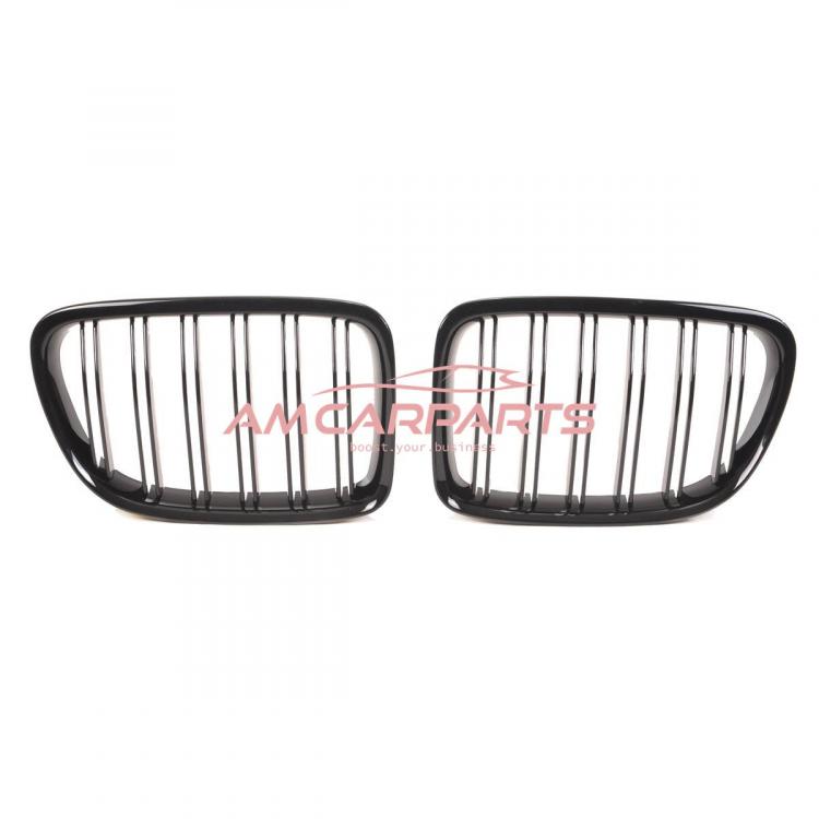 Upgrade Design Kühlergrill / Sportgrill passend für BMW X1 E84 09-15 Hochglanz schwarz