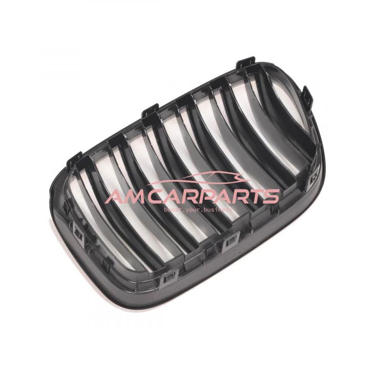 Upgrade Design Kühlergrill / Sportgrill passend für BMW X3 F25 Vor-Facelift 10-14 Hochglanz schwarz