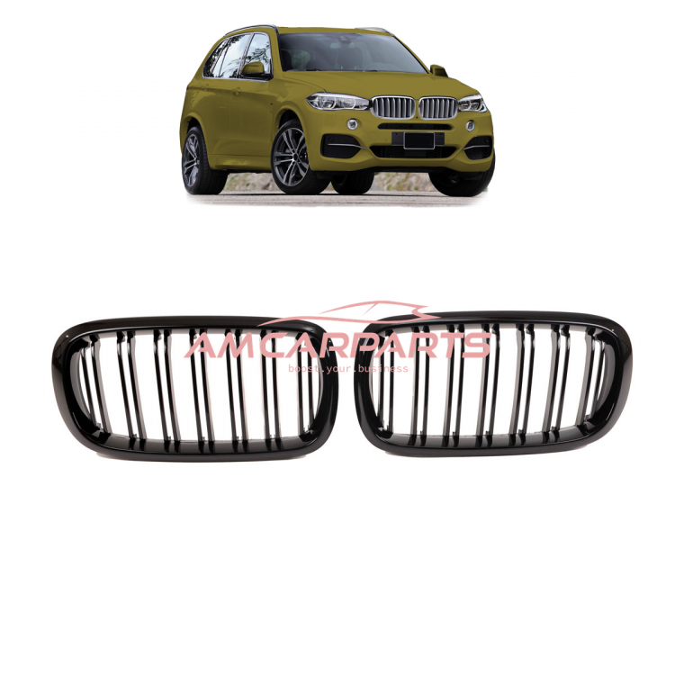 Upgrade Design Kühlergrill / Sportgrill passend für BMW X5 F15, F85 / X6 F16, F86 13-18 Hochglanz schwarz