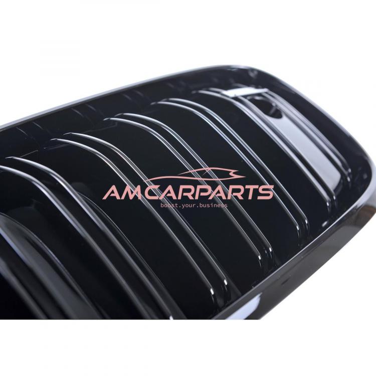 Upgrade Design Kühlergrill / Sportgrill passend für BMW X5 F15, F85 / X6 F16, F86 13-18 Hochglanz schwarz
