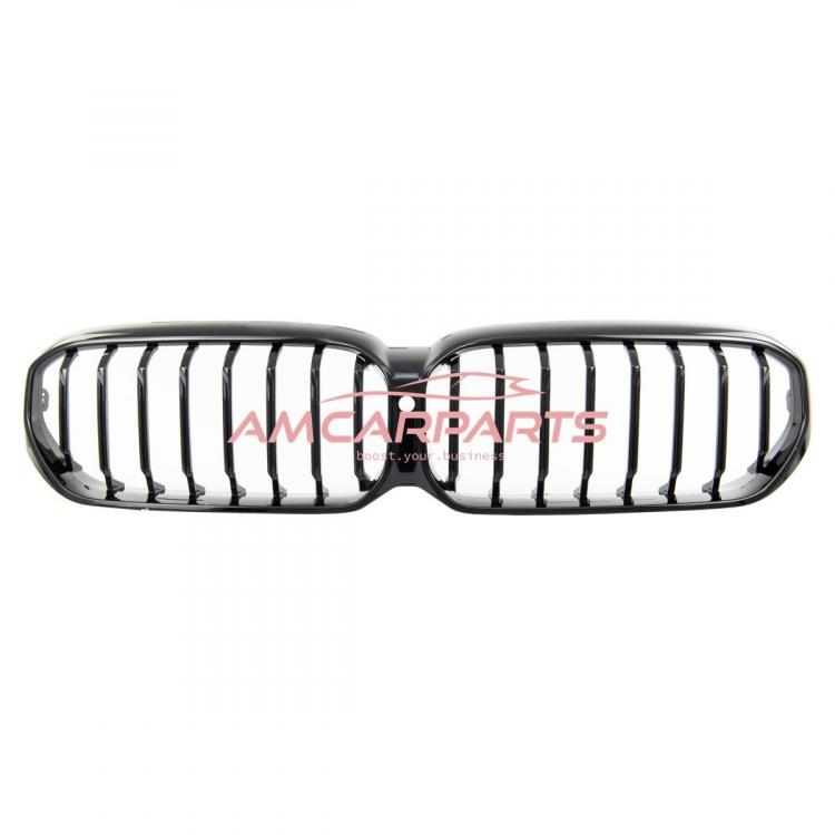 Upgrade Design Kühlergrill / Sportgrill passend für BMW 5er G30 / G31 Facelift 20-23 Hochglanz schwarz