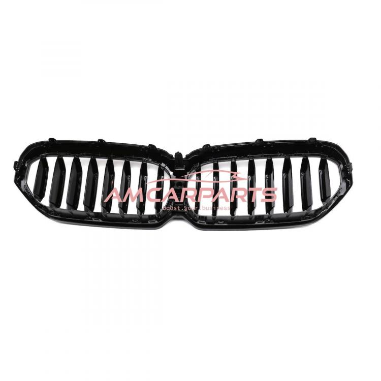 Upgrade Design Kühlergrill / Sportgrill passend für BMW 5er G30 / G31 Facelift 20-23 Hochglanz schwarz