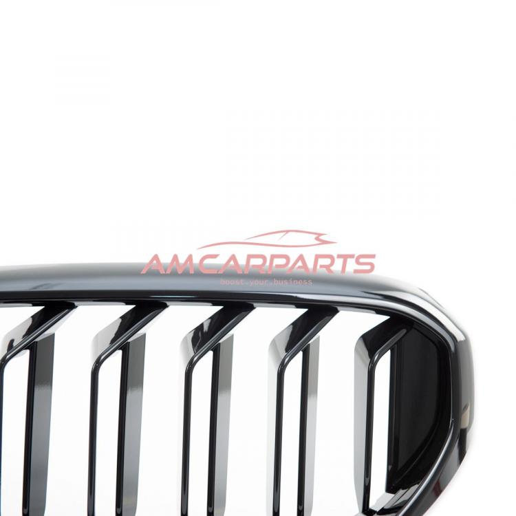 Preview: Upgrade Design Kühlergrill / Sportgrill passend für BMW 5er G30 / G31 Facelift 20-23 Hochglanz schwarz