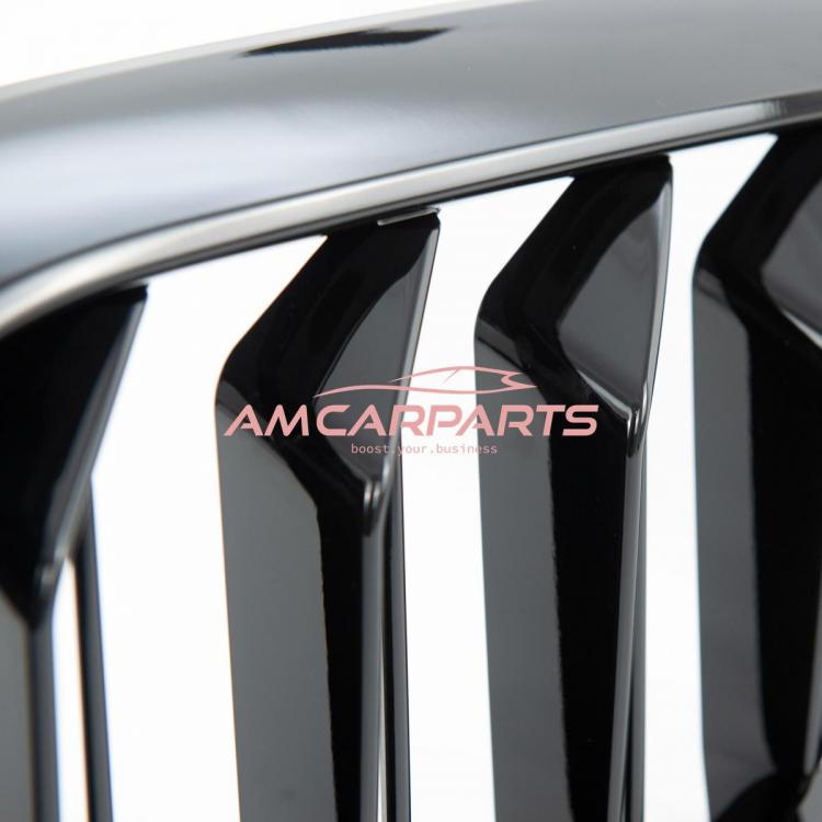 Preview: Upgrade Design Kühlergrill / Sportgrill passend für BMW 5er G30 / G31 Facelift 20-23 Hochglanz schwarz