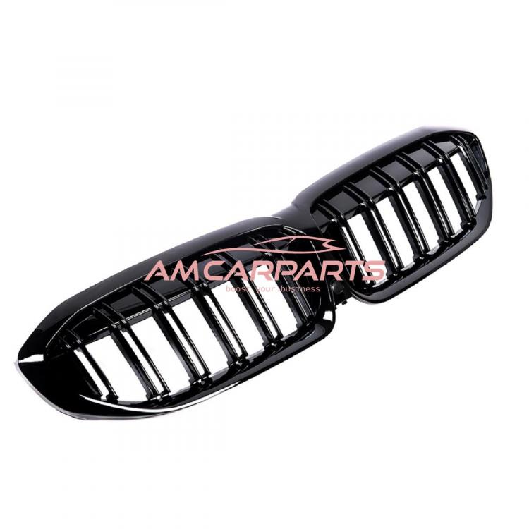 Preview: Upgrade Design Kühlergrill / Sportgrill passend für BMW 3er G20 / G21 19-22 Hochglanz schwarz