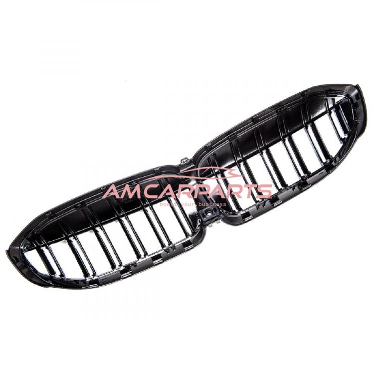 Upgrade Design Kühlergrill / Sportgrill passend für BMW 3er G20 / G21 19-22 Hochglanz schwarz